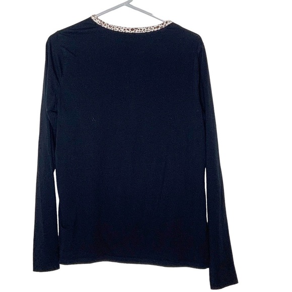 LANDS End black  long sleeve top.  Size S - Picture 4 of 6